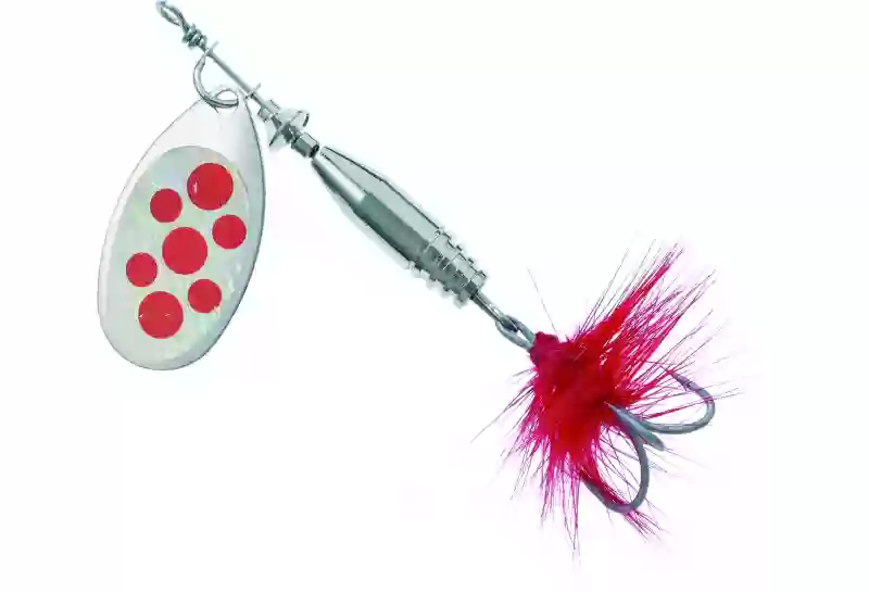Lingurita rotativa Balzer Colonel 14 gr/puncte rosii